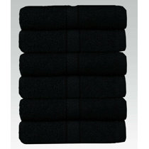 Luxury black hand towels sale